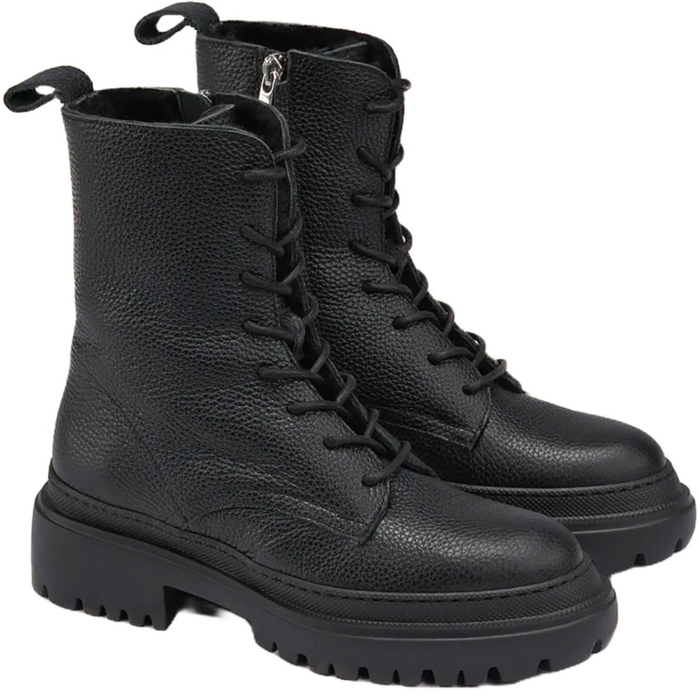 Madewell Maguire Black Combat Boots